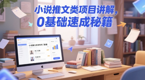 小说推文类项目讲解，0 基础速成秘籍-资源鲟