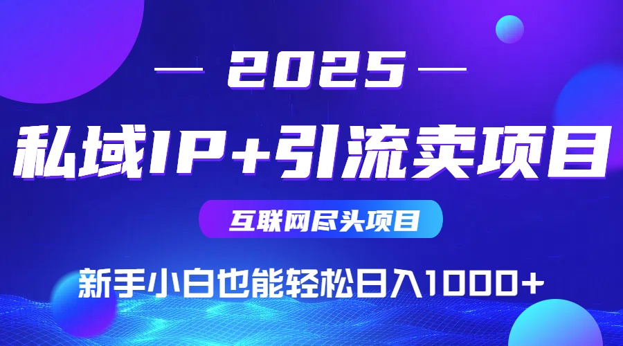 （14613期）私域IP+卖项目，普通人小白也能轻松实现日入1000+-资源鲟