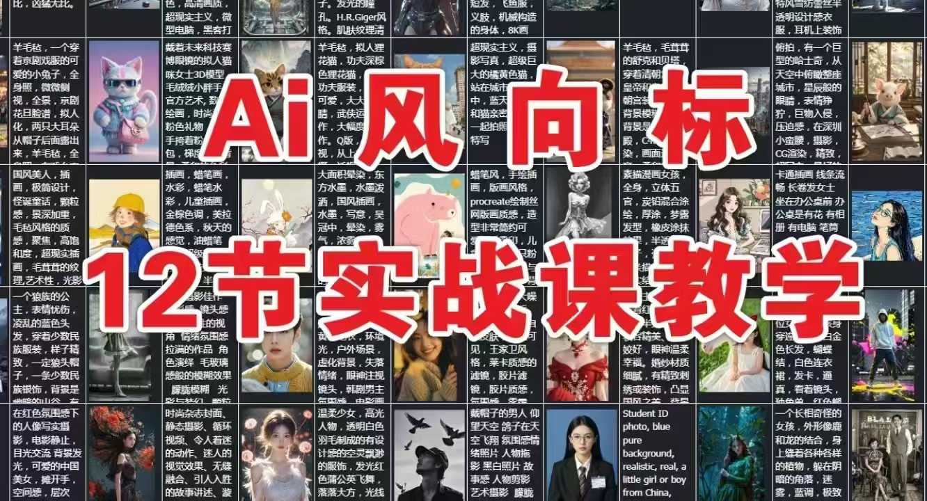 AI风向标：12节实战课教学-资源鲟