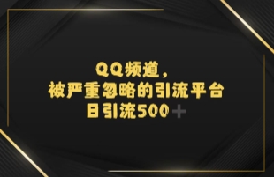 引流蓝海QQ频道，日引500+创业粉-资源鲟