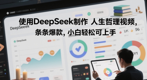 使用DeepSeek制作人生哲理视频，条条爆款，小白轻松可上手-资源鲟