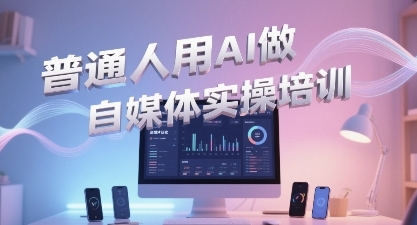 普通一个人用AI做自媒体，助你轻松开启AI自媒体创作之路-资源鲟