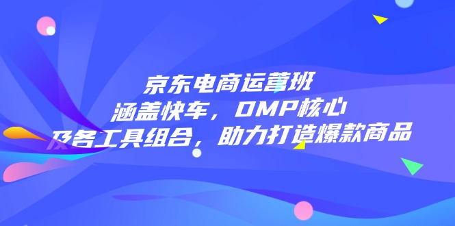 （14131期）京东电商运营班：涵盖快车，DMP核心及各工具组合，助力打造爆款商品-资源鲟