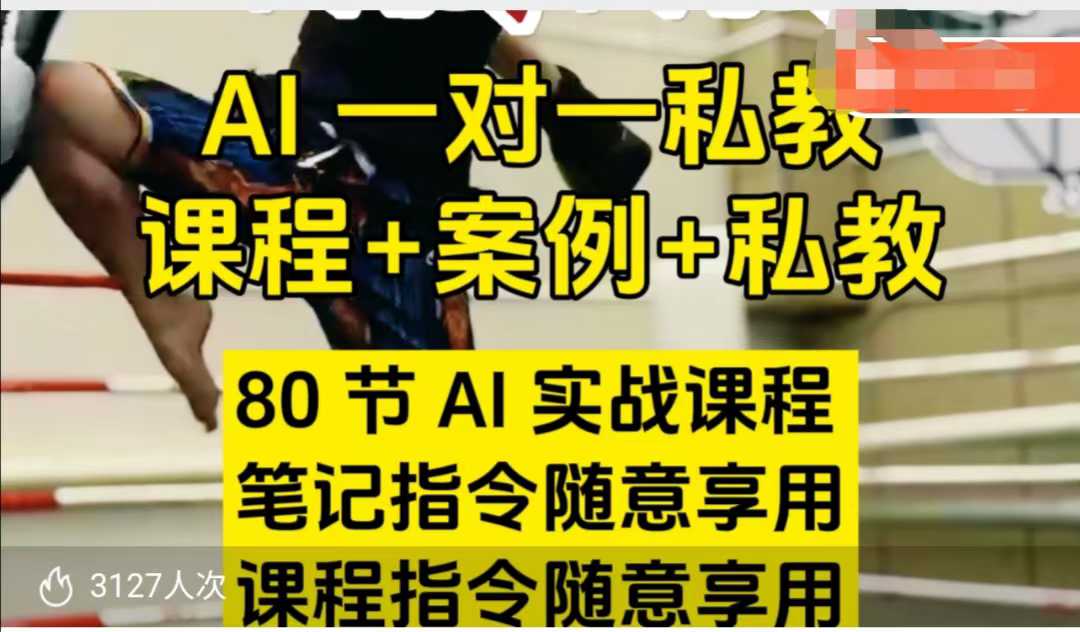 AI指令实战课，课程+案例，80节AI实战课程，笔记指令随意享用，课程指令随意享用-资源鲟