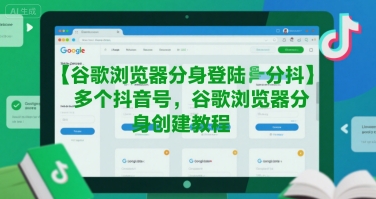 谷歌浏览器分身登陆多个抖音号，谷歌浏览器分身创建教程-资源鲟