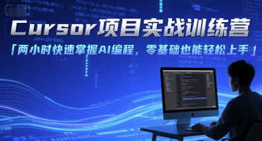 Cursor项目实战训练营，两小时快速掌握AI编程，零基础也能轻松上手-资源鲟
