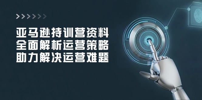 （14033期）亚马逊持训营资料，全面解析运营策略，助力解决运营难题-资源鲟