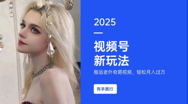 搬运老外奇葩视频，撸视频号分成计划收益，每天只需一小时，新手小白轻松月入过W-资源鲟
