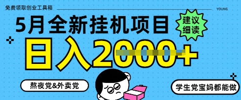 5月最新挂G项目8.0玩法，纯手机操作，稳稳日入1k+【揭秘】-资源鲟