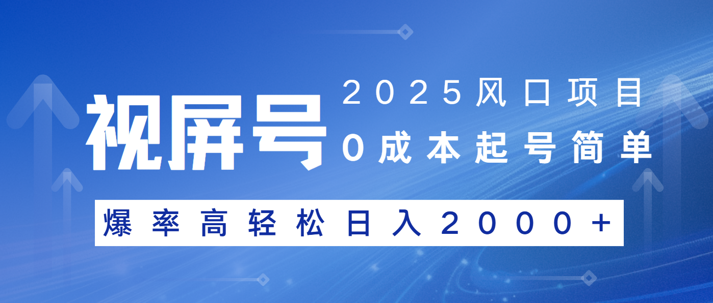 （14157期）2025风口项目，视频号带货，起号简单，爆率高轻松日入2000+-资源鲟