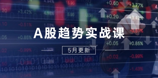 （14808期）A股趋势实战课：主力动向+政策红利，2025全年策略5月更新-资源鲟
