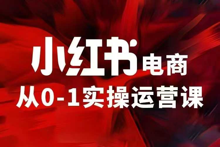 小红书电商运营，97节小红书vip内部课，带你实现小红书赚钱-资源鲟