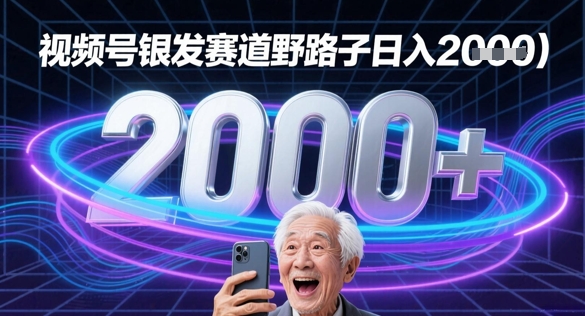 蝴蝶号银发赛道流量密码野路子日入多张-资源鲟