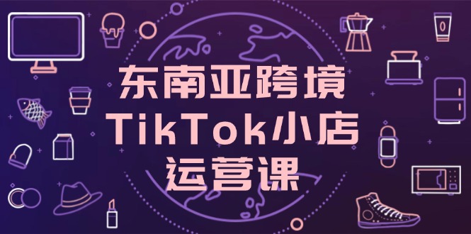 （14390期）东南亚跨境TikTok小店运营课，掌握店铺设置与流量转化核心技巧-资源鲟