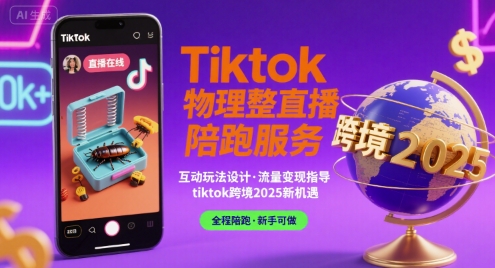 Tiktok物理整蛊直播陪跑服务-tiktok跨境2025-资源鲟