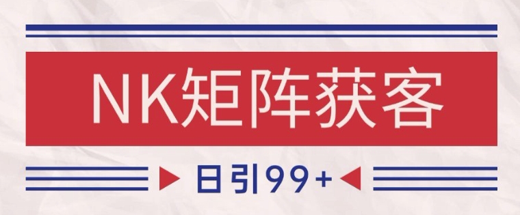 小红书某音NK赛道引流获客 自热矩阵日引200+【揭秘】-资源鲟
