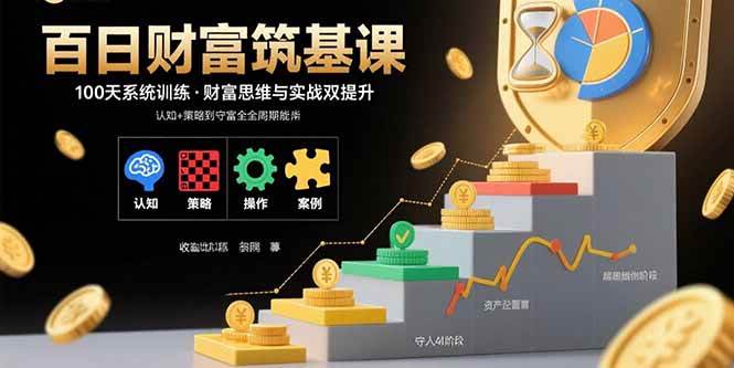 （15874期）百日财富筑基课：认知+策略+实操+案例拆解 实现从创富到守富全周期能力-资源鲟