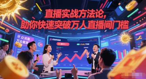 直播实战方法论，助你快速突破万人直播间门槛-资源鲟