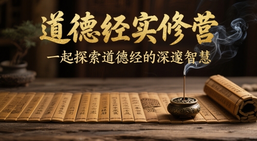 道德经实修营，一起探索道德经的深邃智慧-资源鲟